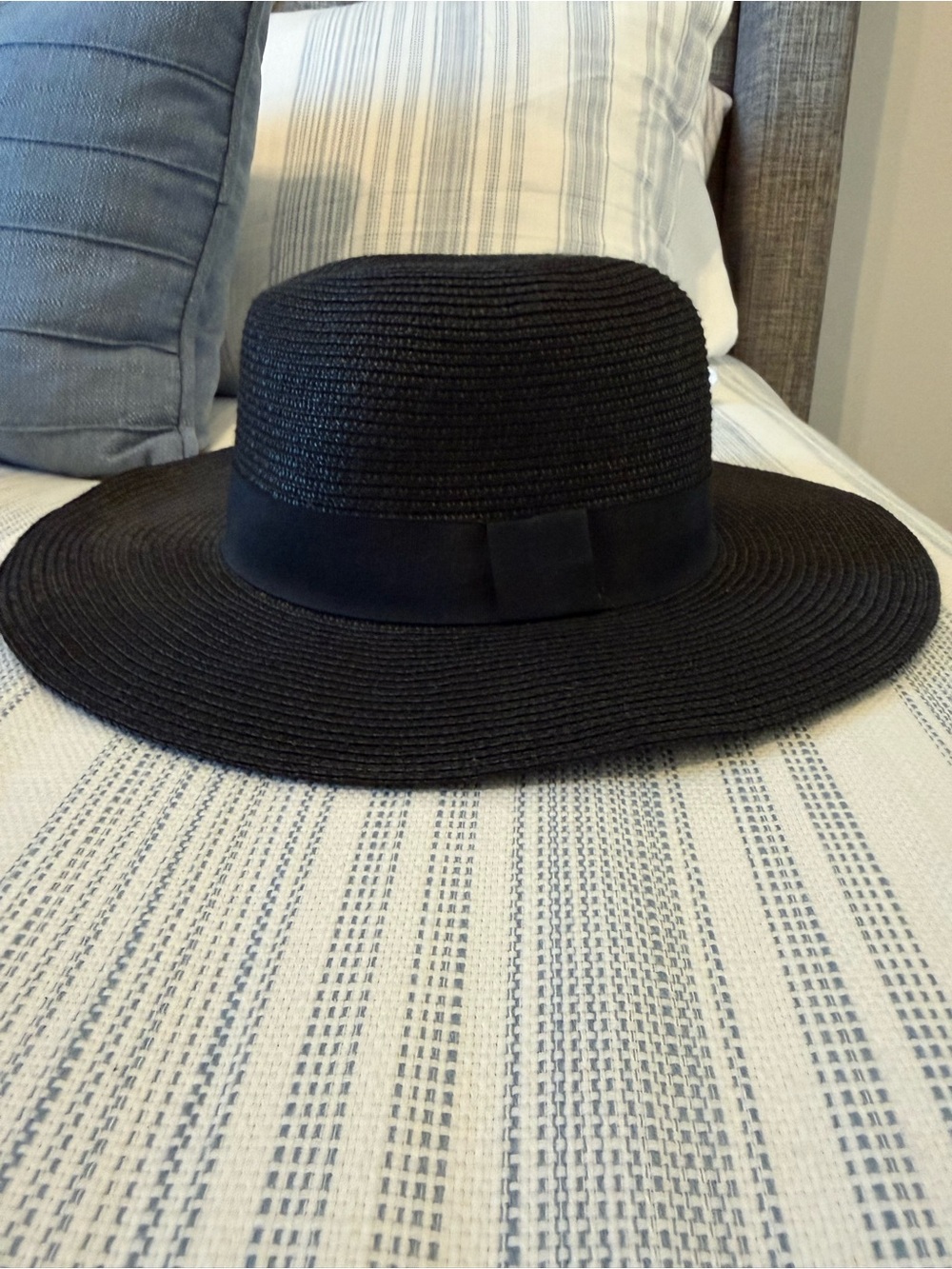 NWOT Banana Republic Factory Black Straw Fedora